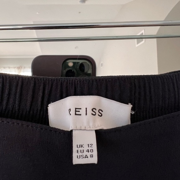 Reiss Navy Tuxedo Pants Size 8 - Picture 5 of 16